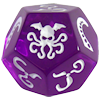 Translucent Purple Die and White Ink (131315J)