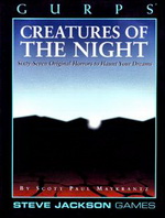 GURPS Creatures of the Night – Cover