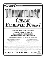 GURPS Thaumatology: Chinese Elemental Powers