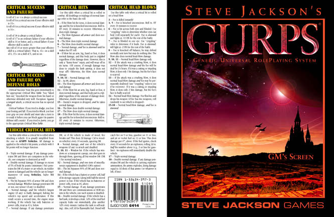 gurps 3rd edition pf