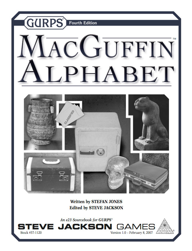 GURPS MacGuffin Alphabet