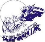 Blue Santa