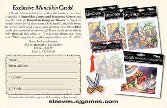 Card Sleeves Promotion