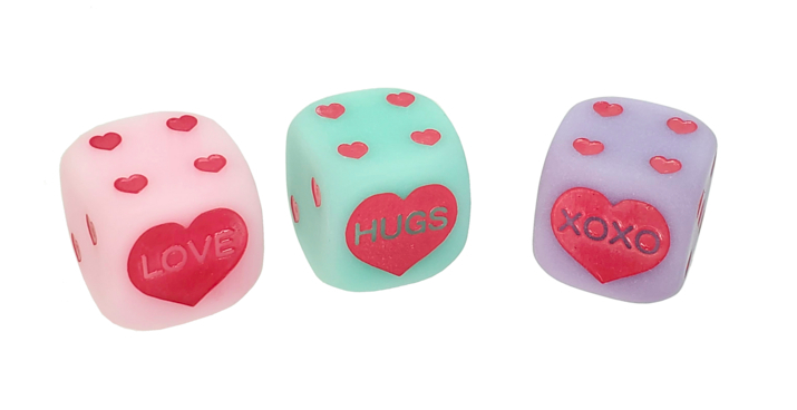 Candy Heart Dice