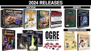 2024 Releases for Steve Jackson Games