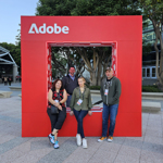 Sabrina, Meredith, Gabby and Alex at Adobe Max 2023
