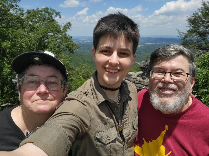 Jean, Irene, and SJ at Rock City