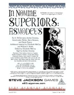 In Nomine Superiors: Asmodeus – Cover