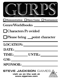 GURPS 3e