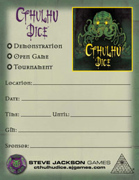 Cthulhu Dice