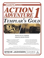 GURPS Action Adventure 1: Templar's Gold &ndash; Cover