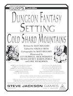 GURPS Dungeon Fantasy Setting: Cold Shard Mountains &ndash; Cover