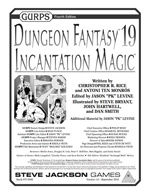 GURPS Dungeon Fantasy 19: Incantation Magic &ndash; Cover