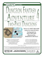 GURPS Dungeon Fantasy Adventure 4: Two-Page Dungeons &ndash; Cover