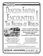 GURPS Dungeon Fantasy Encounters 1: The Pagoda of Worlds &ndash; Cover