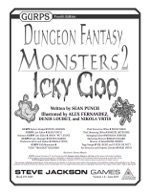 GURPS Dungeon Fantasy Monsters 2: Icky Goo &ndash; Cover