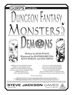 GURPS Dungeon Fantasy Monsters 5: Demons &ndash; Cover