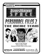 Transhuman Space: Personnel Files 2 &ndash; The Meme Team &ndash; Cover