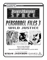 Transhuman Space: Personnel Files 3 &ndash; Wild Justice &ndash; Cover