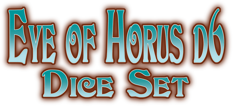 Eye of Horus d6 Dice Set