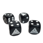 Smiley Pyramid d6 Dice Set