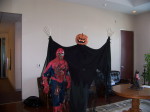 Zombie Spidey and the Pumpkin Man