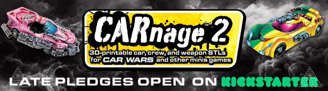 Banner link to CARnage-2-Late-Pledging-Kickstarter-May-2024