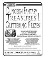 GURPS Dungeon Fantasy Treasures 1: Glittering Prizes – Cover