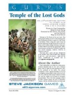 GURPS Temple of the Lost Gods – Cover