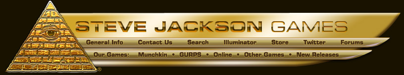 Steve Jackson Games &ndash; Site Navigation