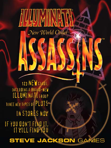Every Year is Worse. INWO Assassins Common Illuminati Steve Jackson game  card