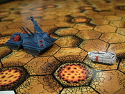 Faceoff with craters