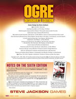 Ogre Designer's Reference Sheets