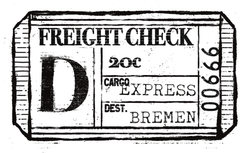 a freight check ticket