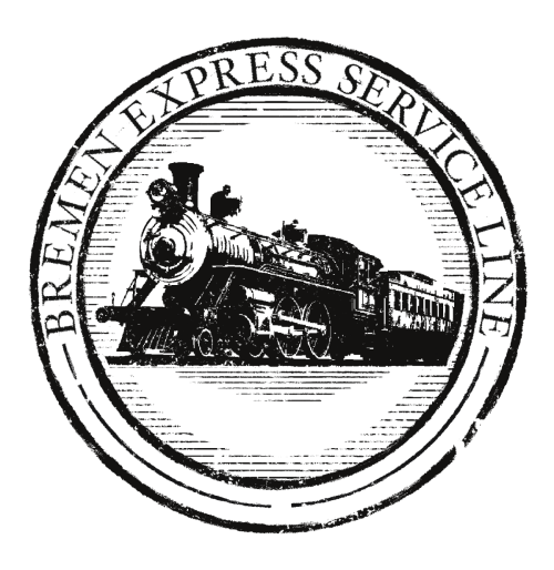 Bremen Express Service train stamp