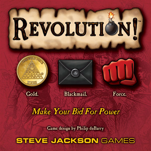 Revolution Board Game Steve Jackson 1st Edition 1st Printing 100% Complete